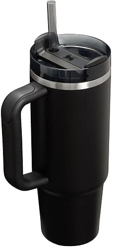 STANLEY Quencher H2.0 Tumbler with Handle and Straw 30 oz | Flowstate 3-Position Lid | Cup Holder Compatible for Travel | Insulated Stainless Steel Cup | BPA-Free | Black 2.0 thumbnail 3
