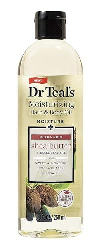Dr. Teals Bath & Body Oil Variety Gift Set (2 Pack, 8.8oz Ea.) - Ultra Rich Shea Butter & Nourishing Coconut Oil - Essential Oils Hydrate Skin & Alleviate Daily Stress - At Home Spa Kit thumbnail 4