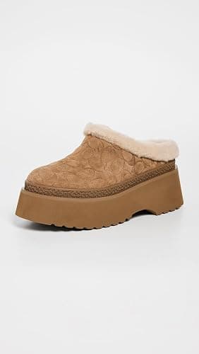 Coach Womens Cecelia Shearling Clog thumbnail 3