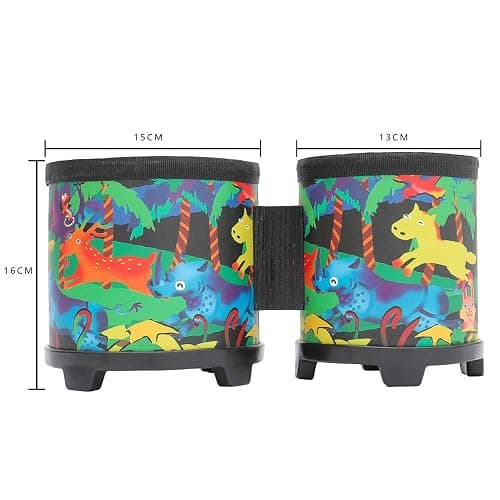 Bongo Drum 5"-6" Rhythm Club Drum for Kids Percussion Instrument Music Drums with Colorful Mallets for Baby Children Special Christmas Birthday Gift.(5"-6") thumbnail 4