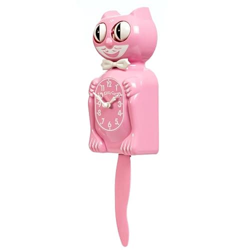 Pink Satin Kitty-Cat Klock thumbnail 3