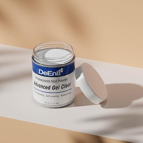 DeEnti Acrylic Nail Powder - 2oz Advanced Gel Clear|Professional Grade, Bubble-Free Acrylic Powder for Nails | Long-Lasting, Chip-Resistant Nail Acrylic Powder for Carving, Extensions & Fake Nails thumbnail 5