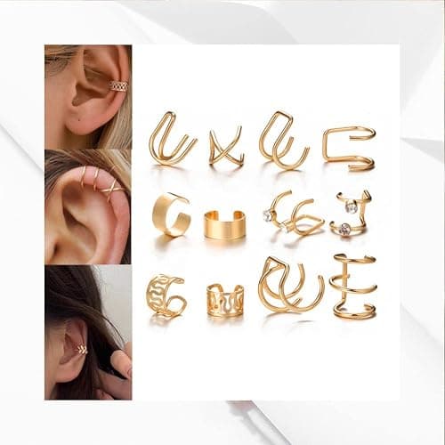 CONGYING 60 PCS Gold Jewelry Set with Multi-Layered Bracelet Necklace, Dangle Earrings, Stackable Ring For Women Valentine Anniversary Jewelry Pack Gifts For Her thumbnail 4