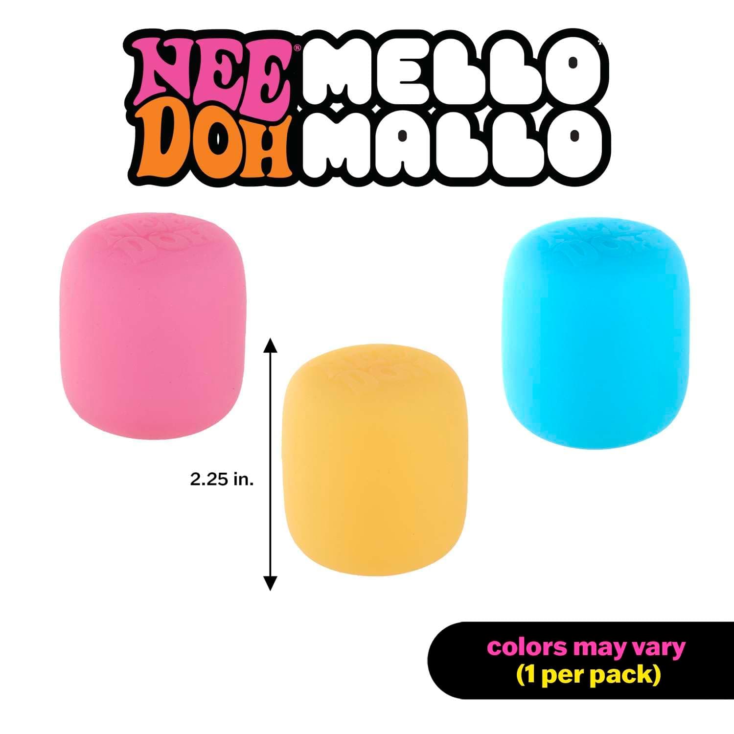Mello Mallo NeeDoh – Sensory Squishy Toy, Colour-Changing Marshmallow, Sun-Activated Transformation, Doh-Filled Fidget Fun, Assorted Colours, 5.72cm, Ages 3+ thumbnail 5