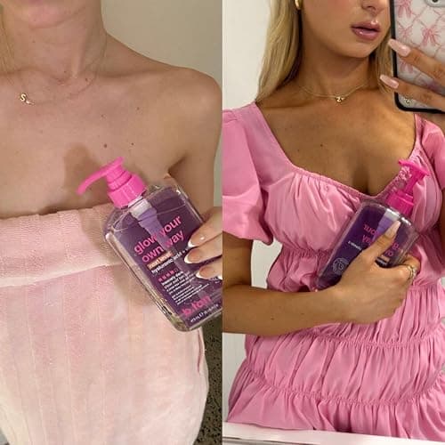 b.tan Insanely Dark Clear Self Tan Gel | Glow Your Own Way Next Level - Best, Transfer-Resistant Sunless Tanning Lotion, Ultra Quick Bronze, No Fake Tanner Smell, 16 Fl Oz thumbnail 5