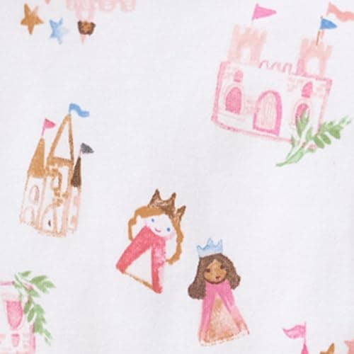 Burt's Bees Baby Girls Organic Cotton Pajamas, Toddler PJ Set, 2-PC | Soft, cozy, snug fitting pajamas feature stretchy ribbed cuffs and hand painted prints to make bedtime a breeze thumbnail 6