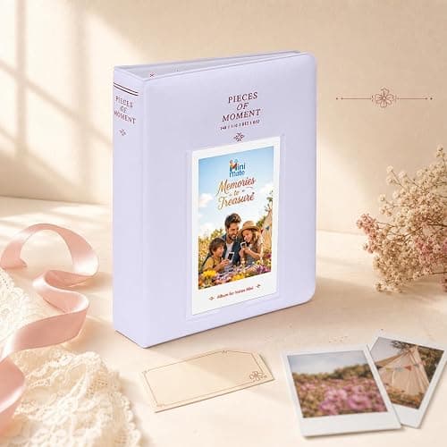 Fujifilm Instax Mini 13 Instant Camera Dreamy Purple + MiniMate Accessory Bundle with Custom Case + Fuji Instax Film Value Pack (40 Sheets) & Photo Album thumbnail 8