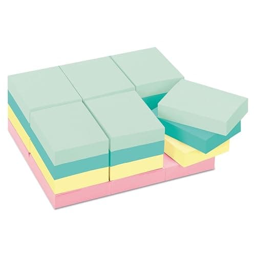 Post-it Notes, 1.5x2 in, 24 Pads, America's #1 Favorite Sticky Notes, Beachside Café Collection, Pastel Colors, Clean Removal, Recyclable thumbnail 4