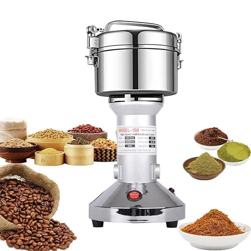 Grain Mill 150g High Speed Food Electric Stainless Steel Grinder Mill Seeds Flour Nut Pill Wheat Corn Herbs Spices & Seasonings Grinder Dry Grain Powder Machine - Image 1