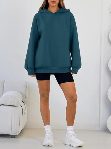 Trendy Queen Womens Oversized Hoodies Comfy Sweatshirts Spring Fashion 2026 Outfits Casual Tops Fleece Clothes with Pockets thumbnail 6
