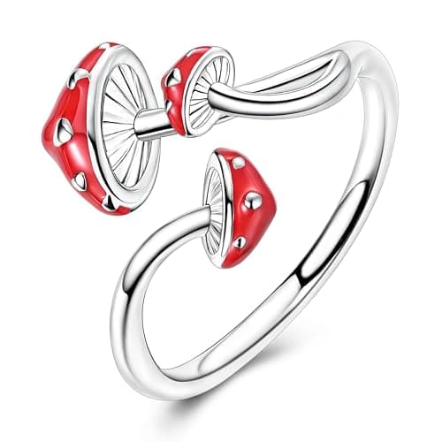 Parmuz 925 Sterling Silver Adjustable Ring for Woman Stackable Open Lucky Ring Eternity Bands Dainty CZ Statement Engagement - Image 1