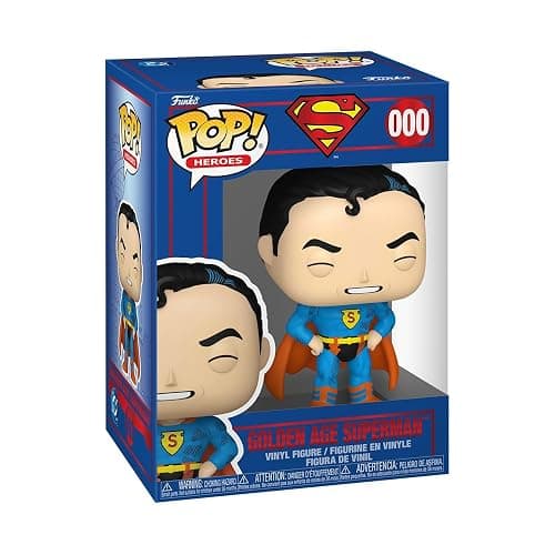 Funko Pop! Heroes: Shield Through The Ages - Golden Age of Superman - DC Comics - Collectable Vinyl Figure - Gift Idea - Official Merchandise - Toys for Kids & Adults - DC Comics Fans - Image 1