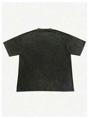 SOLY HUX Men's Graphic Print T-Shirt Vintage Drop Shoulder Short Sleeve Casual Loose Tees Summer Outfits thumbnail 2
