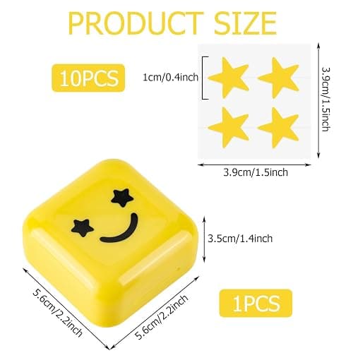 AWAVM 40 Parches de Acné Hidrocoloide, Parches de Acné en Forma de Estrella, Parches Acne, Pimple Patches Facial, con Caja de Espejo Portátil thumbnail 2