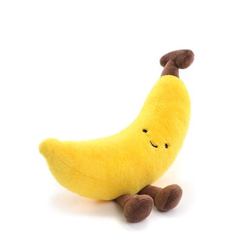 RECUR Banana Stuffed Animals Toy,Soft Fruit Banana Plush,12 Inches, Adorable Gift for All Ages thumbnail 4