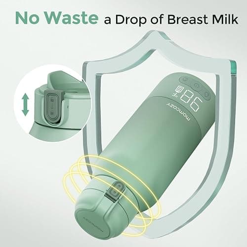 Momcozy Portable Milk Warmer for Travel – Dual Heating Modes for Breast Milk & Water, Portable Bottle Warmer with Fast Heating & Long Battery Life, 17 Ounces Large Capacity to Meet Your All-Day Needs thumbnail 9