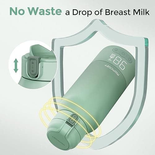 Momcozy Portable Milk Warmer for Travel – Dual Heating for Breast Milk & Water, Fast Heating, Long Battery Life, 17 oz Large Capacity for All-Day Feeding Convenience thumbnail 8