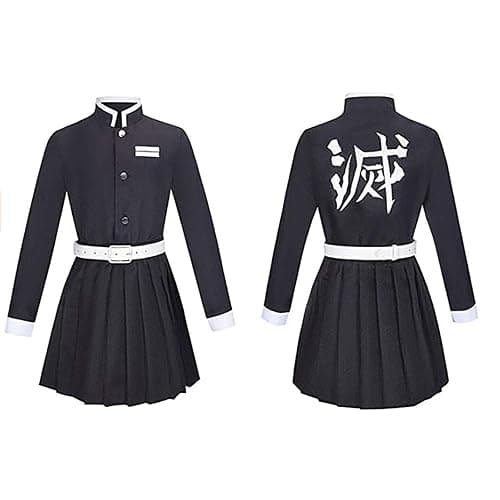 Todoroki Shoto Kanao Tsuyuri Cosplay Costume Cloak Outfit Halloween Party Uniform Robe Cape Dress for Women thumbnail 4