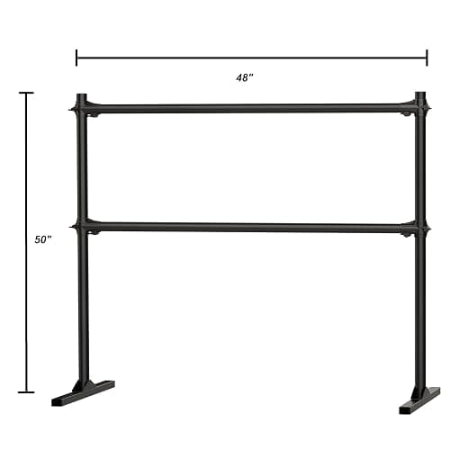 Zlinke 4FT Height Adjustable Ballet Barre, Freestanding Ballet Bar, Heavy Duty Dance Bar Support, Sturdy Construction, Anti-Slip for Kids Adult, Home and Gym Use thumbnail 2