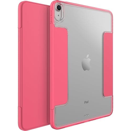 OtterBox - Symmetry Series 360 Elite Case for 11" iPad Air M2/4th/5th Gen - Scratch-Resistant Tablet Case with Folio and Apple Pencil Holder (Rouge Powder) - Image 1