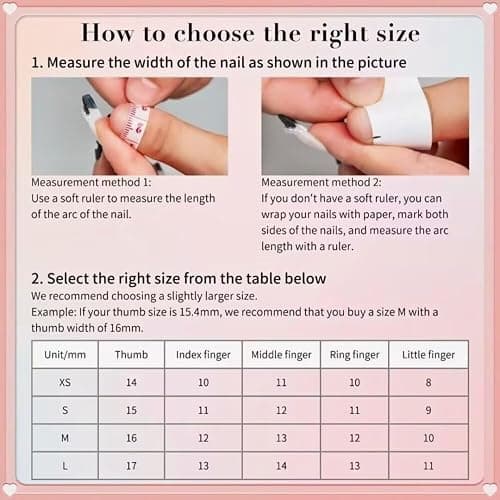 Press On Nails - Medium Almond Handmade Unique Fake Nails, Cute Bow Nails, Thick Acrylic and Muti-Layer Gel False Nails, Reusable Gel Cured Sturdier 3D Fake Nails,DIY Art Decorate (Size S) thumbnail 3