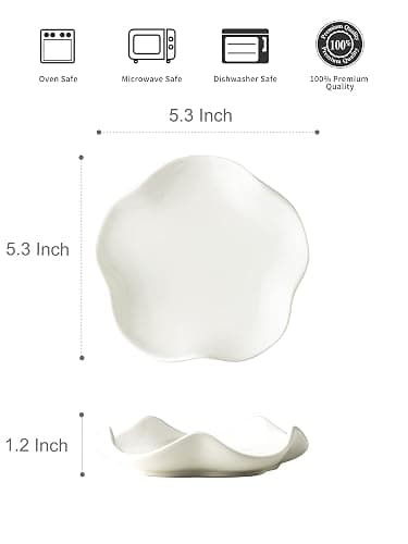 Miamolo Cute Spoon Rest for Stove Top, Ceramic Spoon Holder for Kitchen Counter, 5.3 Inches Coffee Spoon Holder Utensil Rest for Kitchen Gadget Cooking Gift Housewarming Wedding,Kitchen Decor, White thumbnail 3