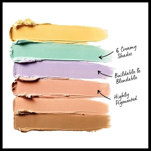 NYX Professional Makeup Colour Correcting Palette, Colour Concealer Makeup Palette, 6 creamy blendable shades - retro-tri color - 0.25 g (Pack of 6) thumbnail 2