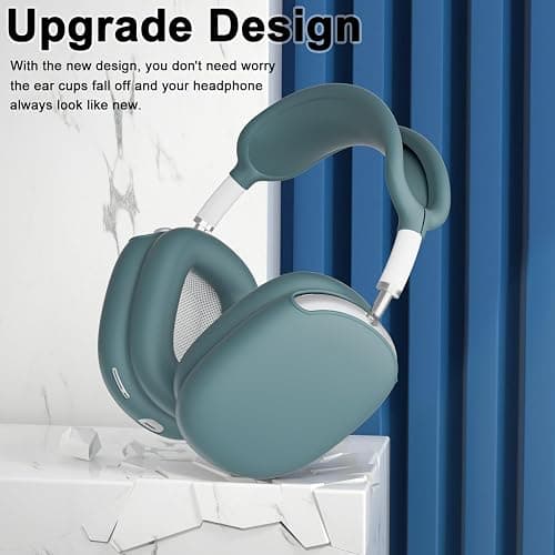 ATUAT for AirPods Max 2 Case Cover, Gray Blue | Protective Silicone Headphones Cover Accessories for Women Men for Apple AirPods Max 1st 2nd Generation(2026/2024/2020) thumbnail 2