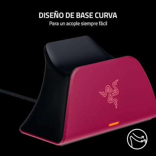 Razer Universal Quick Charging Stand - Para el mando DualSense de PlayStation 5 (carga rápida, diseño de soporte curvo, alimentación USB, navegación con una sola mano) Negro Midnight thumbnail 3