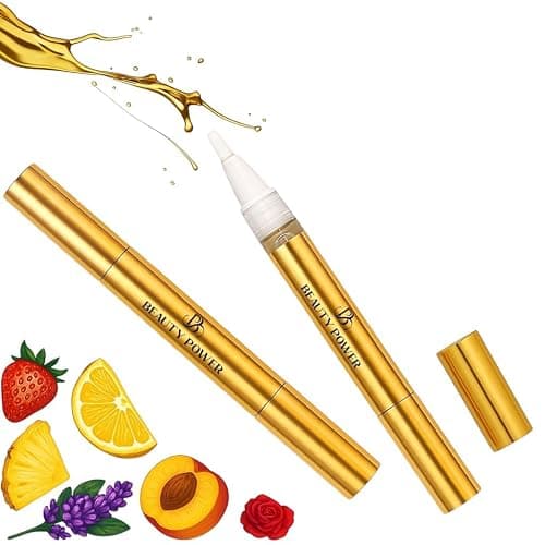 Beauty Power Nail Oil Cuticle Pen - Lavender - Nail Strengthener & Growth Serum with Vitamin A, D, E, B5, Grapeseed & Natural Oils - Repair for Brittle, Peeling, Thin Nails - Twist Brush Pen thumbnail 8