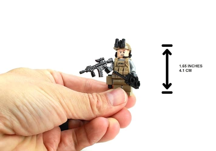 Battle Brick 1.6 Inches Tall JTAC/CCT Air Force Special Forces Value Custom Minifigure | Accessories Made in The USA | Genuine Military Minifig | Great Gift for Ages 10+ to Adult AFOL thumbnail 2