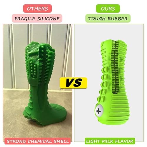 Cutiful Dog Toys for Aggressive Chewers Large Medium Breed, Indestructible Dog Toothbrush Chew Toys, Squeaky Interactive Tough Extremely Durable, Dogs Toys to Keep Them Busy thumbnail 3
