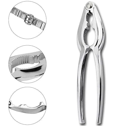 Artcome Seafood Tools Set including 7 Forks and 6 Lobster Crab Crackers Nut Cracker Set thumbnail 6