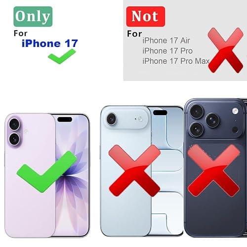 Ftonglogy for iPhone 17 Case with Screen Protector: Cute Flowers Floral Design for Girls Women Slim Soft TPU Bumper Shockproof Silicone Cherry Blossom Cell Phone Cover (Lucky Fox) thumbnail 2