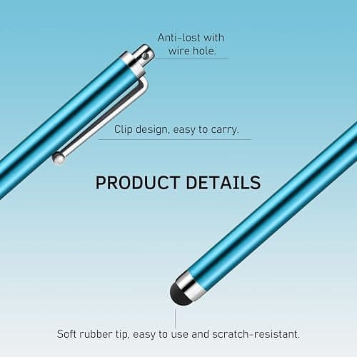 Stylus Pens for Touch Screens, Abiarst High Precision Universal Stylus for iPad iPhone Tablets Samsung Galaxy All Capacitive Touch Screens (10-Pack) - 10-Pack thumbnail 2