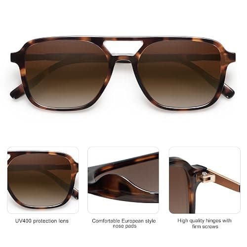 Retro Aviator Sunglasses for Women thumbnail 6