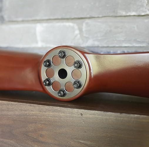 Sporty's Vintage Wooden Flight Airplane Propeller 4 Feet Long Hand Painted and Crafted thumbnail 5