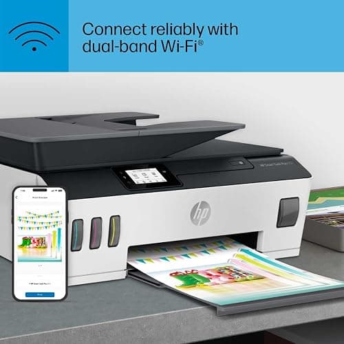 HP Smart Tank Plus 651 Wireless All-in-One Printer, Ink Tank Printer-for-Home Use, 2 Years of Ink Included Auto Document Feeder, Mobile Print, Scan, Copy, Fax. (7XV38A) thumbnail 12
