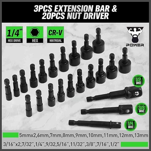 SWANLAKE 232-Piece Ultimate Screwdriver Bit Set, Cr-V Impact Driver Bit Set, Includes Security Bits, Nut Driver, Ratchet Wrench and Bits Holder thumbnail 5