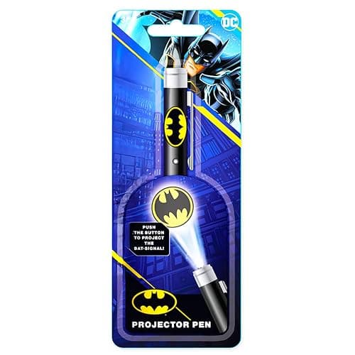 BATMAN Projector Pen Set - Bundle with Ballpoint Pen with Projector Light Stationery Gift Office Supplies for Kids, Teens, Adults thumbnail 4