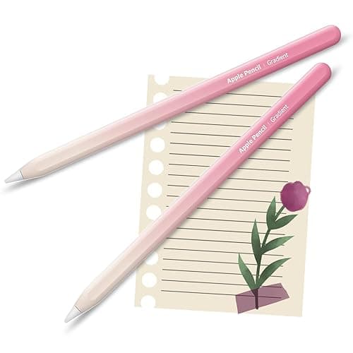 Apple Pencil Skin [2 Pack] Ultra Thin 3M Premium Vinyl Cover Greenguard Gold Ink Apple Pencil Full wrap Cover Case Gradient Color – 2nd Generation (G10) - Image 1