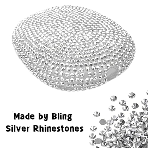 Glitter Case for Airpods Max, Bling Rhinestone Encrusted Apple Headphone Cover Design,Sparkling Cute Airpod pro max Ear Covers Protective Accessories thumbnail 5
