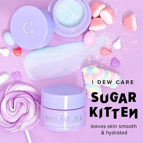 I DEW CARE Peel-off Mask - Sugar Kitten | Hydrating Face Mask For Dry Skin with Hyaluronic Acid, 2.70 Fl Oz thumbnail 2