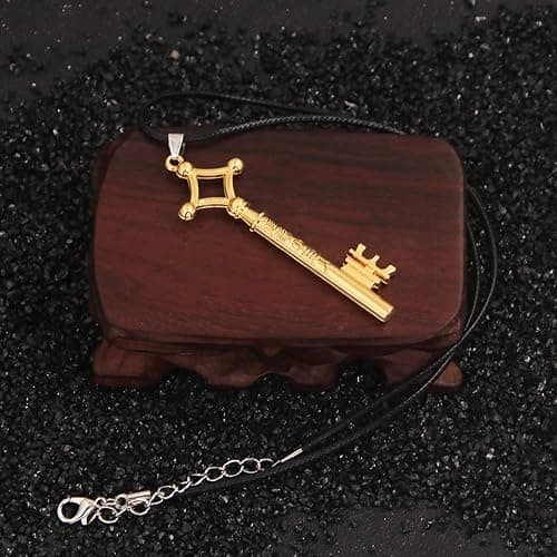 AOT Wings of Freedom Eren's Key Pendant Necklace - Shingeki No Kyojin Anime Chain - Gift for Men Women and Fans thumbnail 4