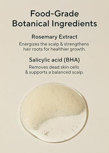 AROMATICA Rosemary Scalp Scaling Shampoo - Korean Hair Care with Thinning Hair Loss Natural Rosemary Essential Oil for Women - Vegan Hair Growth - Free from Sulfate, Silicone, and Paraben (13.53 oz) thumbnail 5