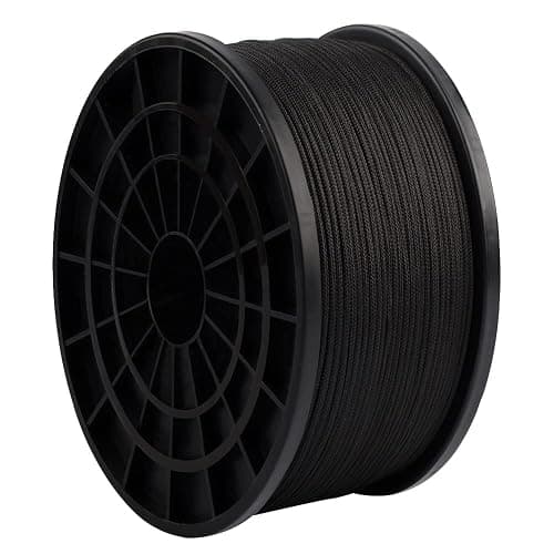 HERCULES Type III Paracord 550 Paracord Rope Parachute Cord, 50' Black for Survival Rope, Survival Cord thumbnail 7