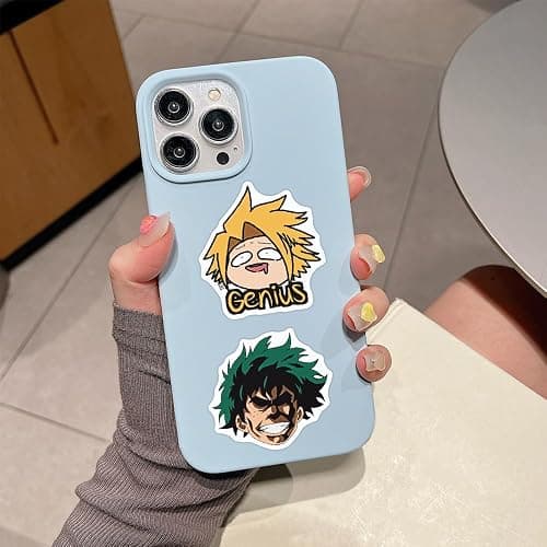 50pcs My Hero Academia Stickers for Kids, Cute Anime Cartoon Waterproof Vinyl Decal for Teen Girl Adult Notebook Laptop Water Bottle Skateboard Guitar Travel Case Phone Bike thumbnail 2