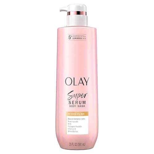 Olay Super Serum Body Wash for Extra Dry Skin, 24hr Long Lasting Rich Hydration, 5+ Ingredient Complex for Bright, Even, Firm, & Luminous Skin, with Collagen Peptide, Vitamin C & Shea Butter, 20 fl oz thumbnail 11