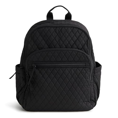 Vera Bradley Women's Bancroft Backpack - Premium Cotton, Moonless Night, One Size thumbnail 7