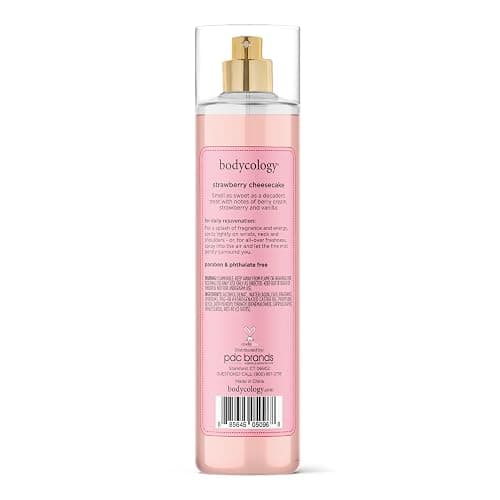 Bodycology Long-Lasting Fragrance Body Mist, Strawberry Cheesecake, 8 fl oz - Strawberry Cheesecake thumbnail 8